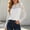 White, variant on Women Floral Lace Splice Round Neck Tops, Sheer Mesh Long Sleeve Fitted Sweetheart Yoke Blouses, Stretch Knit Bodycon Layering Tunics, Spring Fall Date Party Daily Fashion Tops(White,XL)