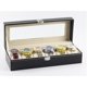 thumbnail image 5 of Caja de almacenamiento de relojes, organizador de relojes con 6 ranuras, caja organizadora de relojes, estuche para relojes, resultados impresionantes, 5 of 10