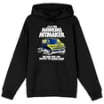 thumbnail image 4 of Stranger Things 5 Call The Hawkins Hitmaker Adult Black Long Sleeve Hooded Sweatshirt - 5XL, 4 of 7