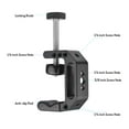 thumbnail image 5 of C Universal C Clamp Heavy Duty Desktop Mount Clamp Tripod Light Stand Clamp With Standard 1/4 Inch & 3/8 Inch Screw Holes For Mounting Video Monitor Flash Speedlite Microphone, 5 of 7
