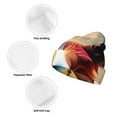 thumbnail image 3 of Lsque Colorful Art Dog Pattern Knitted Beanie, Unisex Winter Hat, Knit Hat Winter Beanies Thick Fisherman Beanies Cuffed Plain Skull Caps, 3 of 6