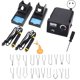 thumbnail image 1 of Kit de quema de madera, herramienta con temperatura ajustable, tablero de calabaza de pirograbado, soldador de papel de arroz, enchufe AU de 220V, 1 of 5