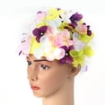 thumbnail image 2 of Miangastore 1Pcs Anti-Skid Nylon Flower Swimming Cap for Women with Three-Dimensional Design, 2 of 8