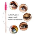 thumbnail image 5 of Dsseng 100 Pcs Crystal Mascara Wands Disposable Eyelash Eyebrow Spoolie Brush for Makeup Eyelash Extensions (Pink), 5 of 6