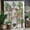 Botanical Shower Curtains, variant on Green Botanical Shower Curtain Tropical Plant Potted Green Plant Curtain for Bathroom Nature Lovers, Funny Waterproof Polyester Fabric Bath Curtain, 60x72 Inch