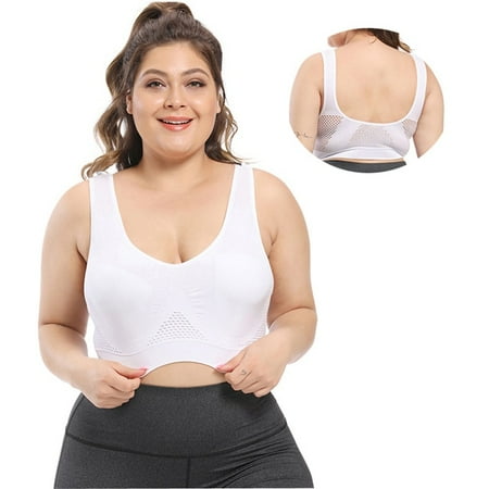 

3pcs Plus Size Bra for Women Seamless Bra For Wonen Push Up Bra Bralette Wire Free Mesh Design Breathable Comfortable Sport Bra