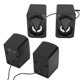 thumbnail image 5 of Combo de altavoz estéreo personalizado para computadora Mini altavoz colorido de escritorio con cable USB con luz de respiración para oficina en casa, 5 of 8