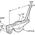 thumbnail image 2 of 1-1/4 in., Steel, Screen Door Tension Spring with Nylon Roller, 2 of 2