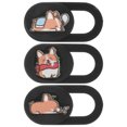 thumbnail image 1 of MasteelfCA 3Pcs Practical Dust-Proof Webcam Lens Protective Caps Camera Covers Caps Hoods, 1 of 7