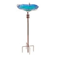 thumbnail image 3 of BingoPaw Glass Bird Bath Bird Feeder Station with Metal Stake for Garden Outdoor, 3 of 11