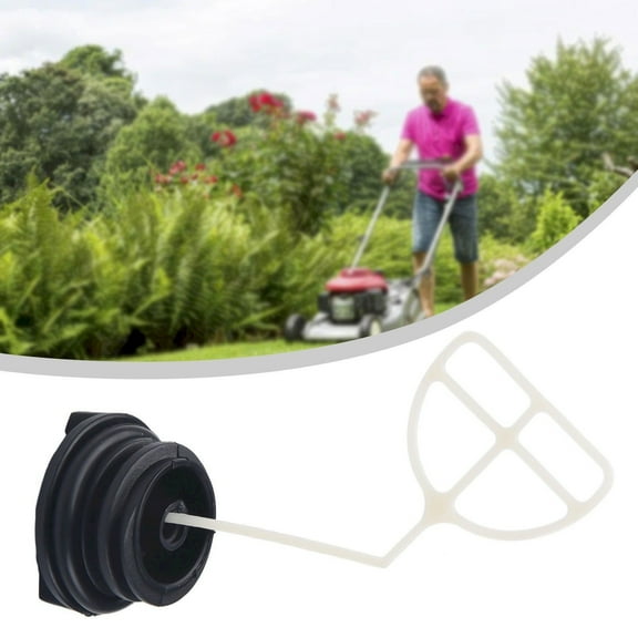 ZLBDYG Universal Machine Oil Gas Cap Replacement - Durable Plastic Fuel Tank Cap for Hedge Trimmer, Brush Cutter, and Garden Tools (Black)