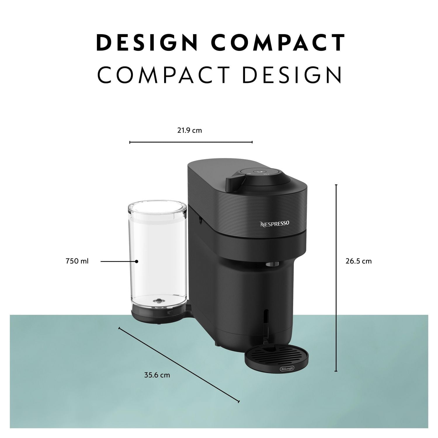 Nespresso Vertuo Pop+ Coffee and Espresso Machine by DeLonghi with