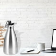 thumbnail image 3 of LAFGUR Insulated Coffee Carafe, 2L Stainless Steel Insulation Pot Silver Double-Deck Vacuum Jug Flask For Household Office Coffee Shop Restaurant, 3 of 8