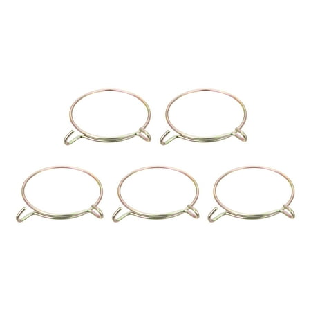 

Fuel Line Hose Clips 5 Pack 70mm 65Mn Steel Single Wire Tubing Spring Clamps