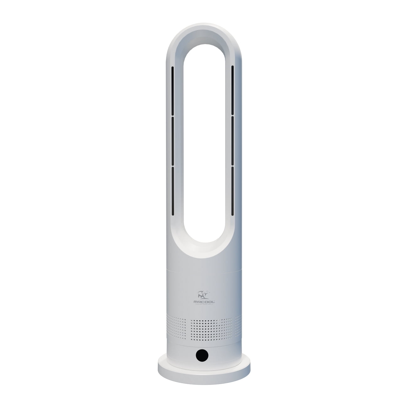MRCOOL MrBreeze Hot and Cool Bladeless Fan, Oscillating, Remote, White, 110V MRF1016PLOW
