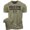 T-Shirt Military Green, variant on Hola Gym Me Siento en Casa Workout T-Shirt Funny Gym Shirt for Men Camiseta Motivacional de Entrenamiento, Heather Grey with Sleeve Logo, Small