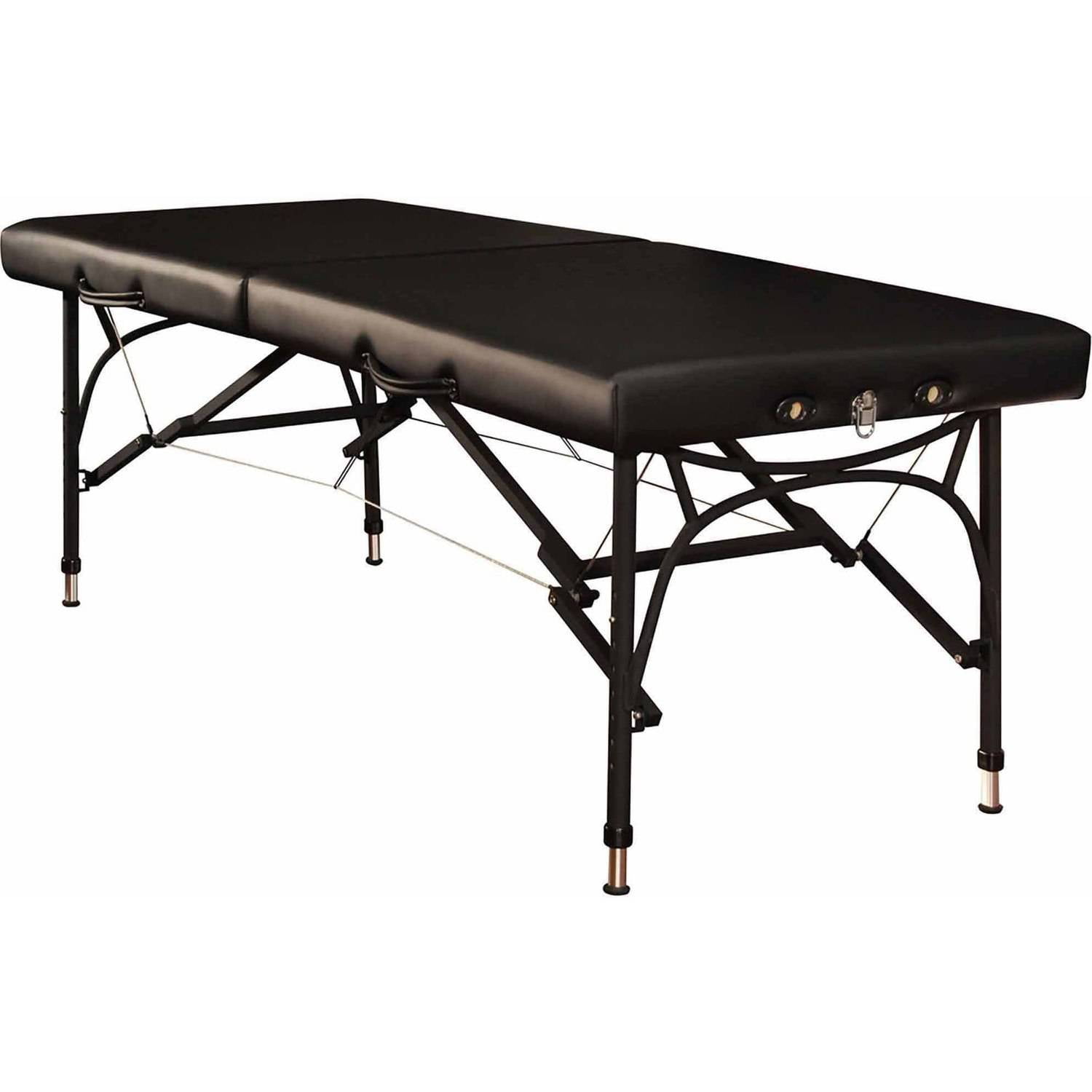 MT Massage VioletSport 28" Lightweight Aluminum Portable Massage Table Package, Black Walmart