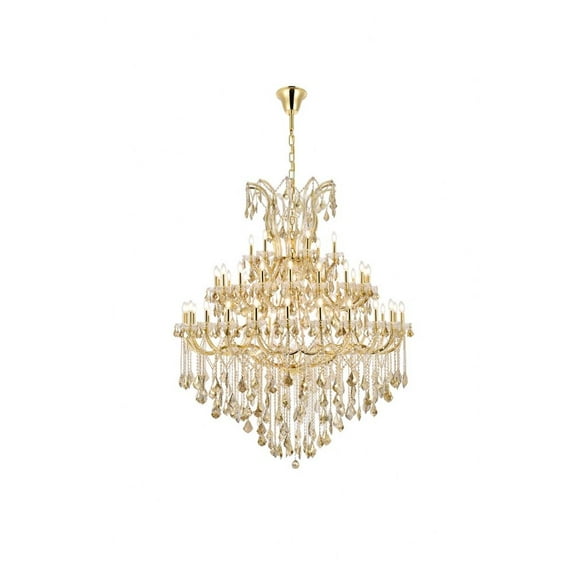 Elegant Lighting Maria Theresa 60" 49 Light Royal Crystal Chandelier