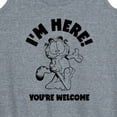 thumbnail image 3 of Garfield - I'm Here You're Welcome - Women's Racerback Tank Top, 3 of 5