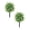 B-2Pcs, variant on 22 Inch Memorial Artificial Flowers with Anti-Theft Plastic Stakes, Multi-Color Fade-Proof Grave Decorations, Artificial Boxwood Topiary Ball Trees with Spike for Outdoor Indoor Garden Patio