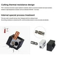 thumbnail image 7 of Sprite Extruder Upgrade Heater Block Kit High Temperature 300℃ with Bimetal Heatbreak Plated Copper Heater Block Nozzle DIY Assembled Compatible with Creality Ender-3 /CR-10 Smart Pro, 7 of 7