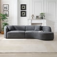 thumbnail image 3 of Juiluna Upholstered Sofa Couch Modern Luxury Sofa Boucle Chaise Couch For Guest Room Office Living Room Bedroom, 3 of 7