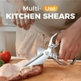 thumbnail image 3 of Seattleget Multifunctional Heavy-Duty Kitchen Shears,Heavy Duty Kitchen Sharp Stainless Scissors for Food with Ergonomic Handle,for Chicken, Meat, Seafood, Bone Cutting, 3 of 9