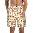 thumbnail image 1 of Fotbe Gnomes Autumn Harvest Trajes de Baño Estampados para Hombre, Shorts de Verano de Secado Rápido, Ropa de Playa, Bañadores-X-Large, 1 of 6