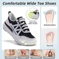 thumbnail image 2 of Women's Orthopedic Wide Walking Shoes: Comfortable Arch Support Orthotic Slip On/Off Sport Running Sneakers, Casual Athletic Shoes, 2 of 9