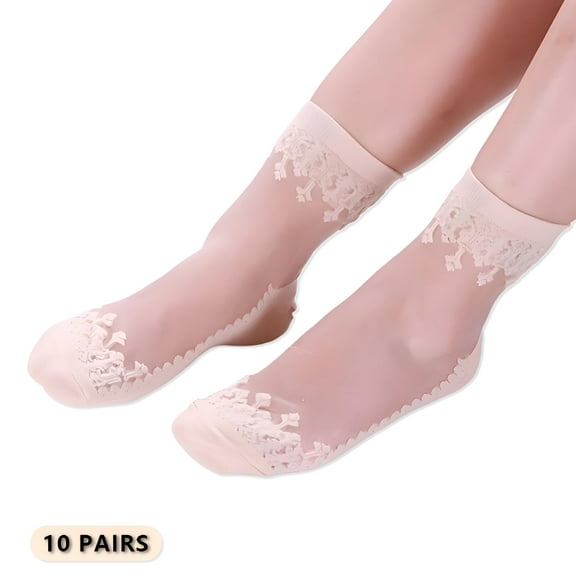TELOLY 5Pairs Ankle Socks for Women,Cotton Women'S Socks Size 9-11,Women'S Ankle Socks