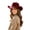 Z72-Wine, variant on Western Cowboy Hat for Women and Men, Classic Unisex Wide Brim Shapeable Headwear with Decorative Belt Buckle, Lightweight Sun Protection Hat