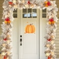thumbnail image 5 of EUDIDV Thanksgiving Home Decor Halloween Thanksgiving Decorations Artificial Leaf Garland Rattan Hanging Fall Maple Leaf Garland Indoor Home Christmas Party Wall Mantel Decoration Festive Supplies, 5 of 6