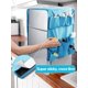 thumbnail image 5 of Organizador de mini refrigerador extendido de 140 x 42 cm. Ideal para el regreso a clases, dormitorio y oficina. Con 11 bolsillos para cubiertos, bebidas y artículos de papel. Imprescindible para la, 5 of 7