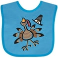 thumbnail image 3 of Inktastic Happy Thanksgiving Turkey Boys or Girls Baby Bib, 3 of 4