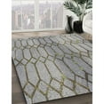 thumbnail image 2 of Ahgly Company Indoor Rectangle Patterned Carbon Gray Novelty Area Rugs, 2' x 5', 2 of 6