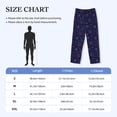 thumbnail image 4 of Lsque Stars And Gradient Colorful Snowflakes Print Men's Pajama Pants, Lounge Pant - Comfortable Home Wear,Elastic Waistband, Stylish Design-X-Large, 4 of 9