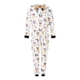 thumbnail image 6 of JYYYBF Matching Family Christmas Pajamas Elk Antler Long Sleeve Hooded Romper PJs Zipper Jumpsuit Loungewear, 6 of 6