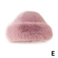 thumbnail image 3 of Winter Fluffy Plush Bucket Hat Ear Protection * Windproof Warm Women New J8, 3 of 5