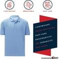 thumbnail image 5 of Premium Men's High Performance Moisture Wicking Dri-Fit Polo T Shirts, 5 of 6