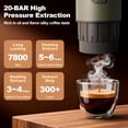 thumbnail image 5 of Portable Espresso Maker, 3 in 1 Coffee Maker Set with Carrying Bag and Coffee Stand, Coffee Machine Works with Ground Coffee & Capsule Pod, Self-Heating Brewer with USB-C for Travel, Hiking, Office, 5 of 8