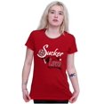 thumbnail image 4 of Sucker For Love Funny Valentines Day Womens Slim Fit Graphic Tee Brisco Brands L, 4 of 5