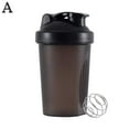 thumbnail image 1 of 400ml Shaker Cup, Leak-proof Protein Powder Milkshake Mixing Cup with Mixing Ball, BPA-free Plastic, 1 of 8