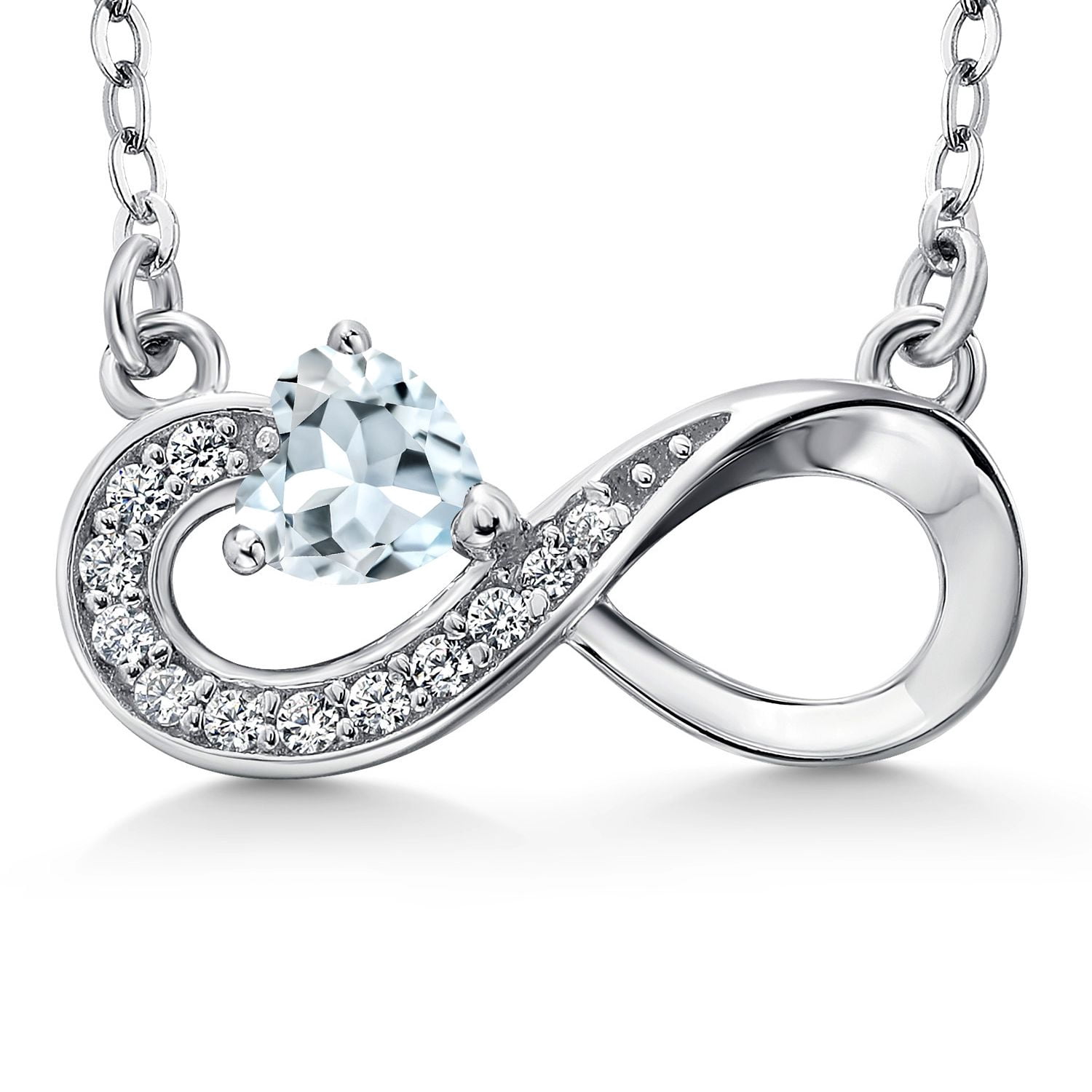 Gem Stone King Sterling Silver Peridot & Garnet Heart Pendant Necklace - 3.46 Ct, 18 Inch Chain