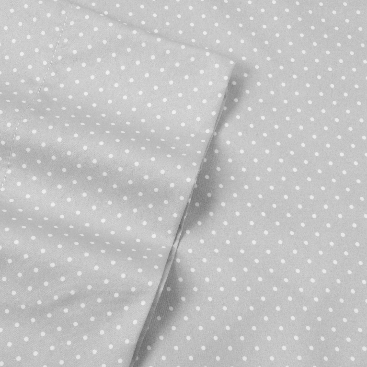 Sweet Home Collection 1800 Series Pin Dot Print Microfiber Sheet Set - Queen