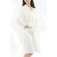 thumbnail image 3 of REGALWOVEN Women's Polyester Lightweight Waffle Kimono Short Robe S/M White, 3 of 7