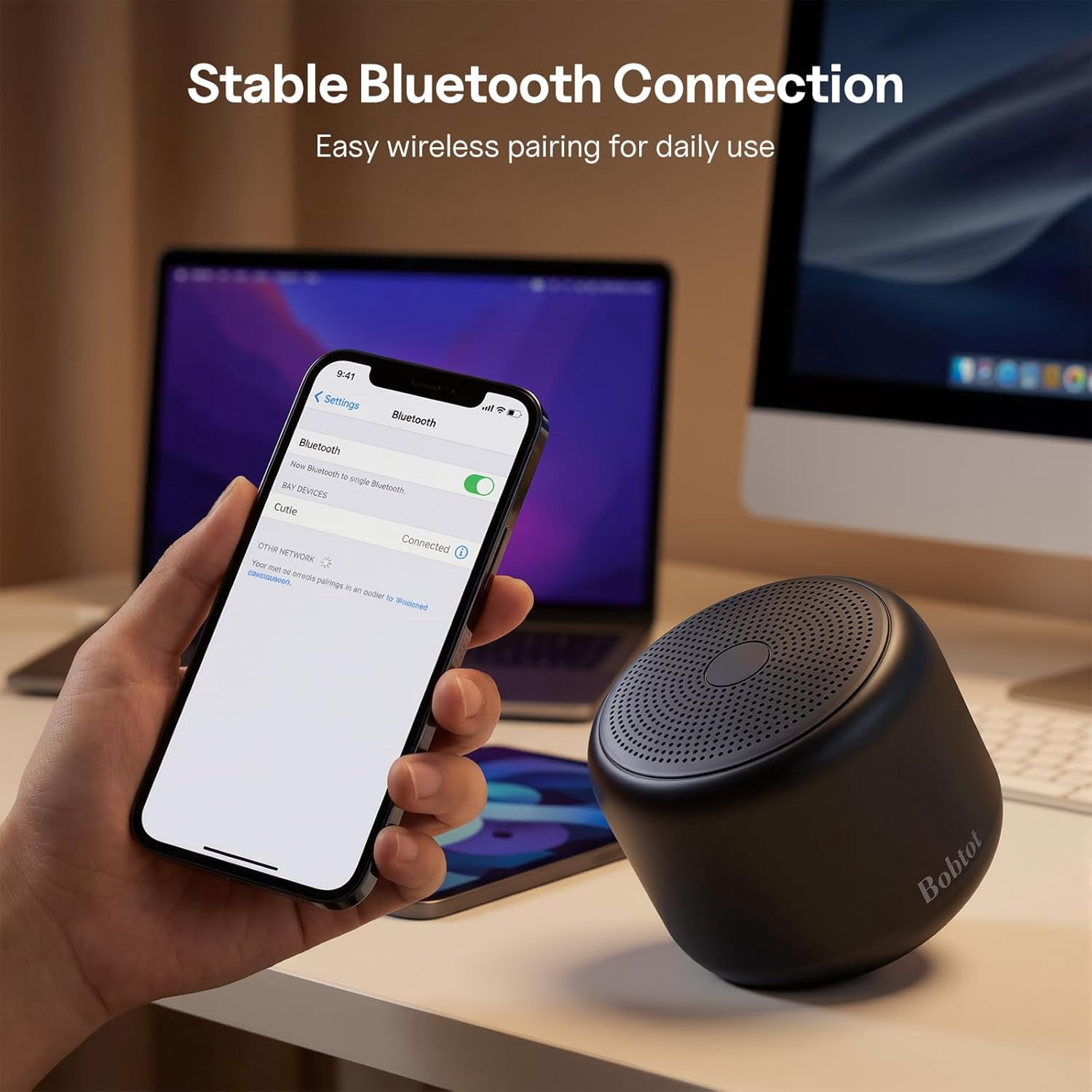 Portable Bluetooth Speaker,IPX5 Waterproof Wireless Speaker with Bluetooth 5.0,20H Playtime,Built-in Mic Mini Speaker for Outdoor/Party/Beach/Travel/Gifts Black