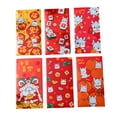 thumbnail image 5 of Tachiuwa 6Pcs Chinese New Year Red Envelopes Red Packets Traditional Gift Packets Creative Lucky Envelopes for Spring Festival D, 5 of 9