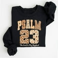 thumbnail image 2 of Psalm 23 Sweatshirt – The Lord Is My Shepherd Bible Verse Sweater, Retro Fall Christian Faith Top, Thanksgiving Autumn Long Sleeve Gift for Men and Women, 2 of 7
