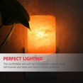 thumbnail image 5 of [natural Crystal] Himalayan Salt Wall Lamp - Air Purifying Night Light - 360 Rotatable Plug 7w Bulb - Cylindrical, 5 of 5