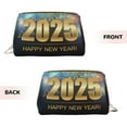 thumbnail image 3 of Xecao 2025 New Year 5 Print Fashion Makeup PVC Bag Large Capacity Travel Cosmetic Bag for Women Organizer Toiletry Clutch, 3 of 8